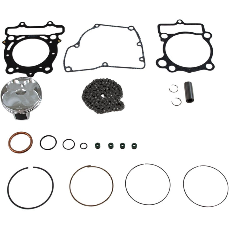 VERTEX Top End Piston Kit - 76.96 mm - Suzuki RMZ250 VTKTC23564B