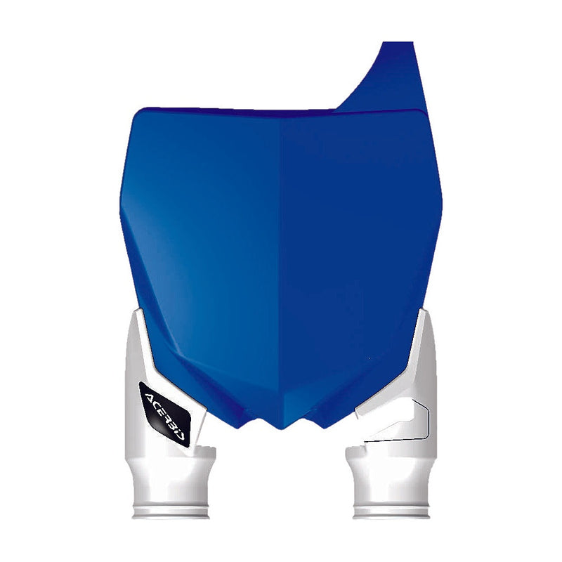 Front Number Plate Blue/White