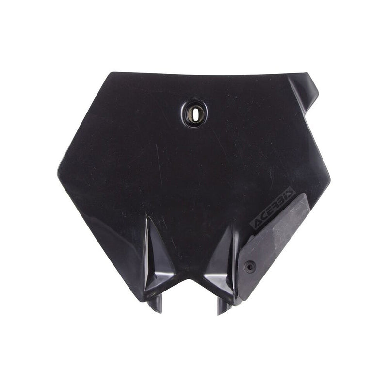 Front Number Plate Black