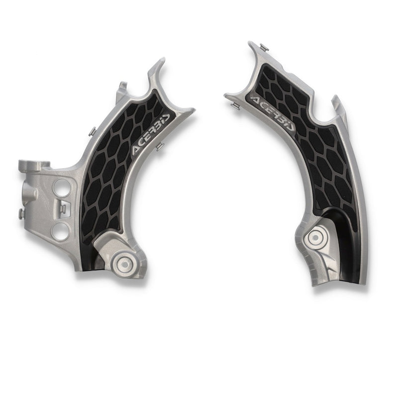 X Grip Frame Guards Hon Silver/Black
