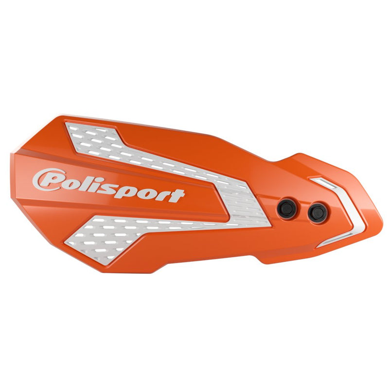 Polisport Mx Flow Handguards Orange/White