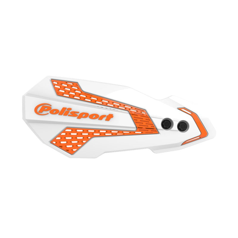 Polisport Mx Flow Handguards White/Orange