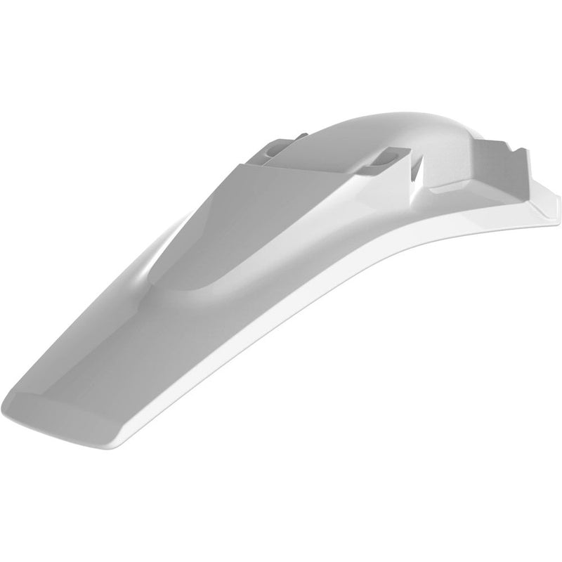 Polisport Rear Fender W/Taillight Tabs White