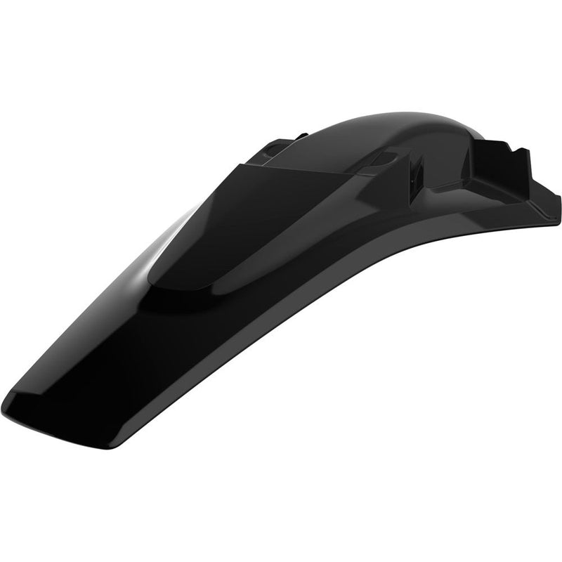 Polisport Rear Fender W/Taillight Tabs Black