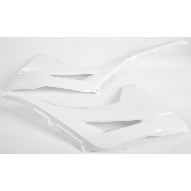 Polisport Radiator Scoops White Gas