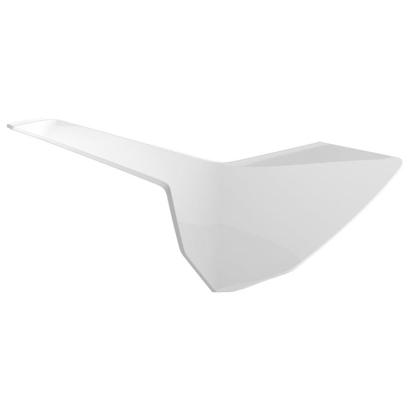 Polisport Side Number Plate White