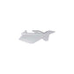 Side Number Plate White