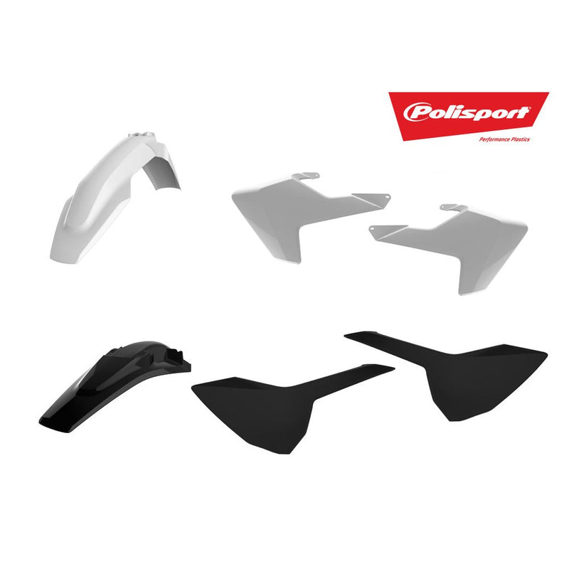 Polisport Plastic Body Kit White/Black