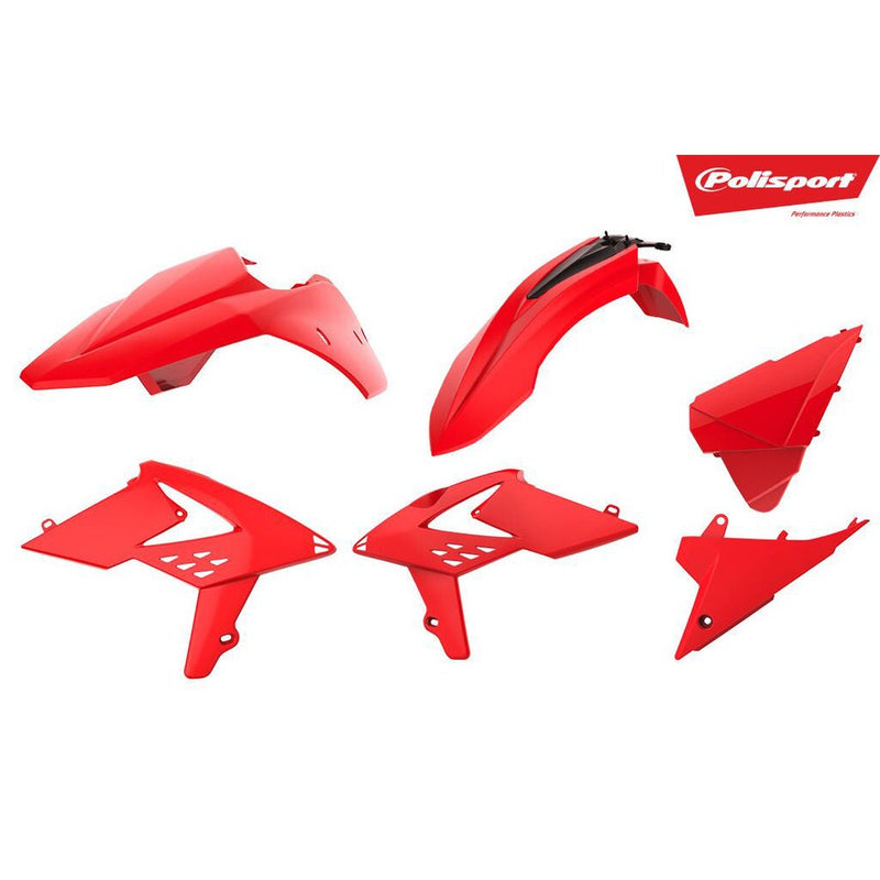 Polisport Plastic Body Kit Red
