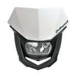 Polisport Headlight Halo White/Black