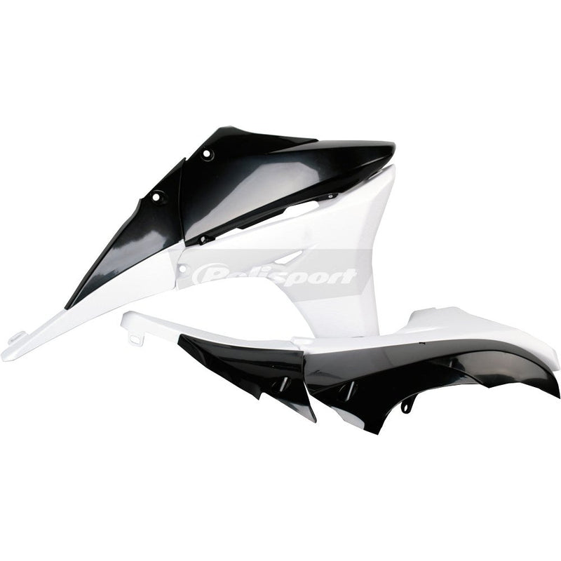 Polisport Radiator Shrouds Black/White