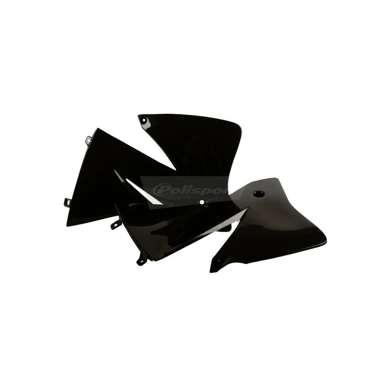 Polisport Radiator Shrouds Ktm Black
