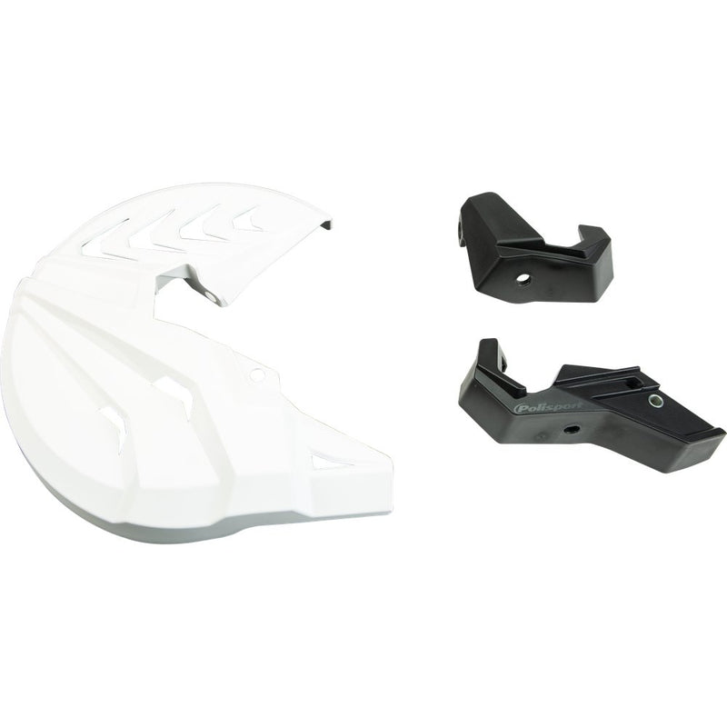 Polisport Disc/Fork Protector White/Black Beta