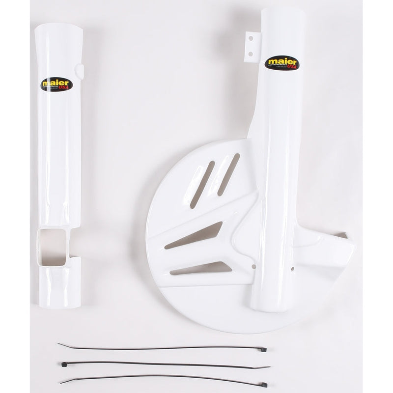 Fork/Disc Guard White