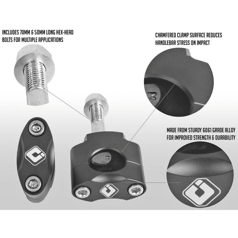 1 1/8" Odi Oversized Bar Mount