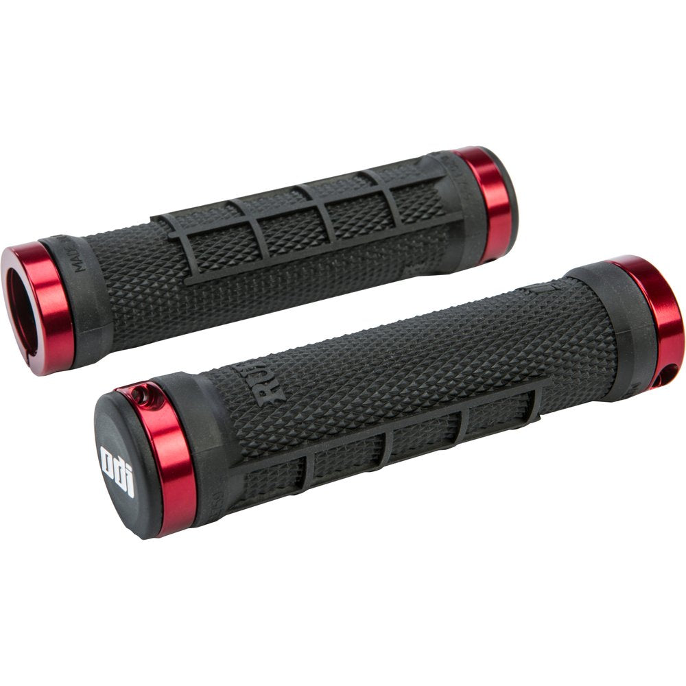 Atv Ruffian Half Waffle Grip Black/Red