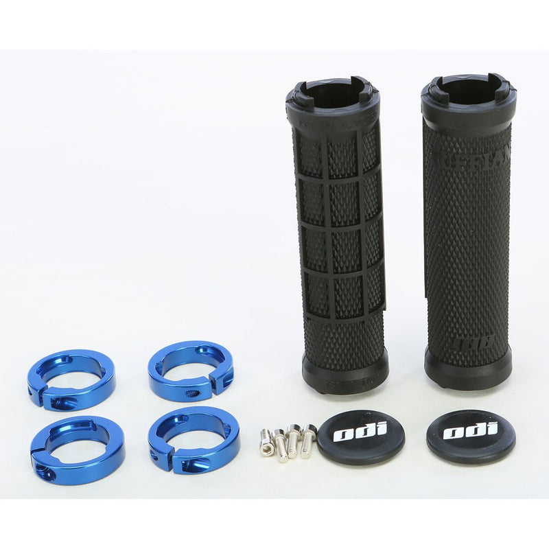Atv Ruffian Half Waffle Grip Black/Blue