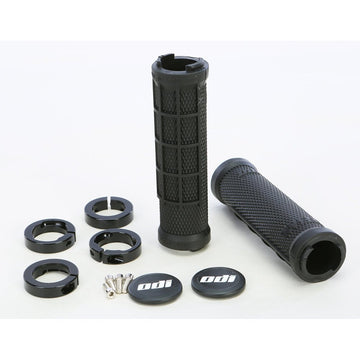 Atv Ruffian Half Waffle Grip Black/Black