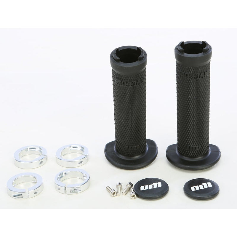 Atv Ruffian Lockon Grip 130mm Black/Silver