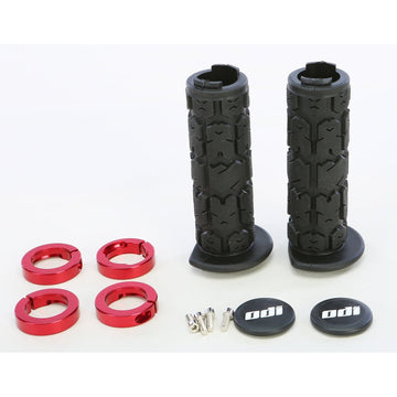 Atv Rogue Lockon Grip 120mm Black/Red