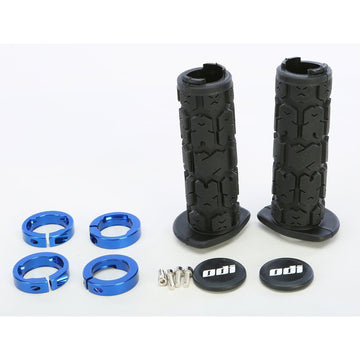 Atv Rogue Lockon Grip 120mm Black/Blue