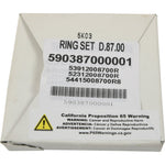 Piston Rings 86.97mm Hon For Vertex Pistons Only