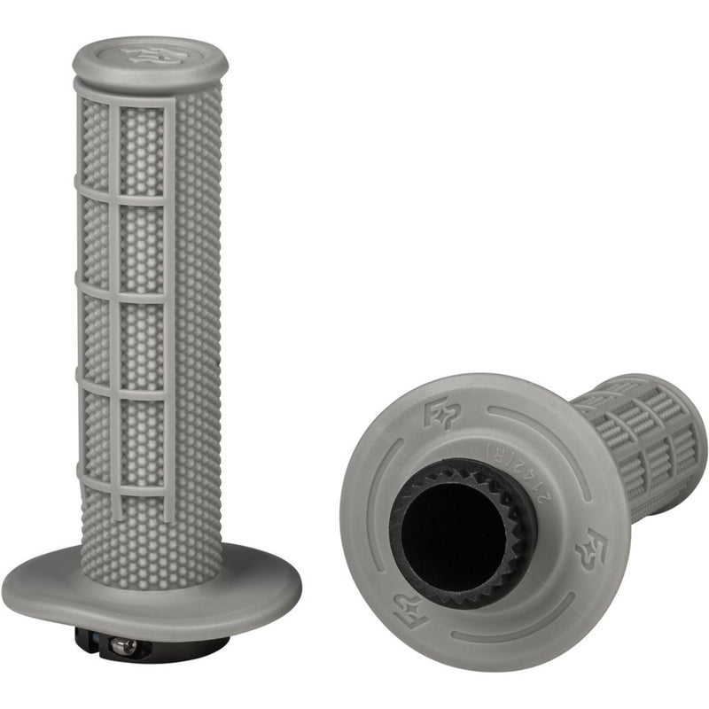 Fire Power Control Mx Lock On Grips Light Grey (Soft) Half Waffle