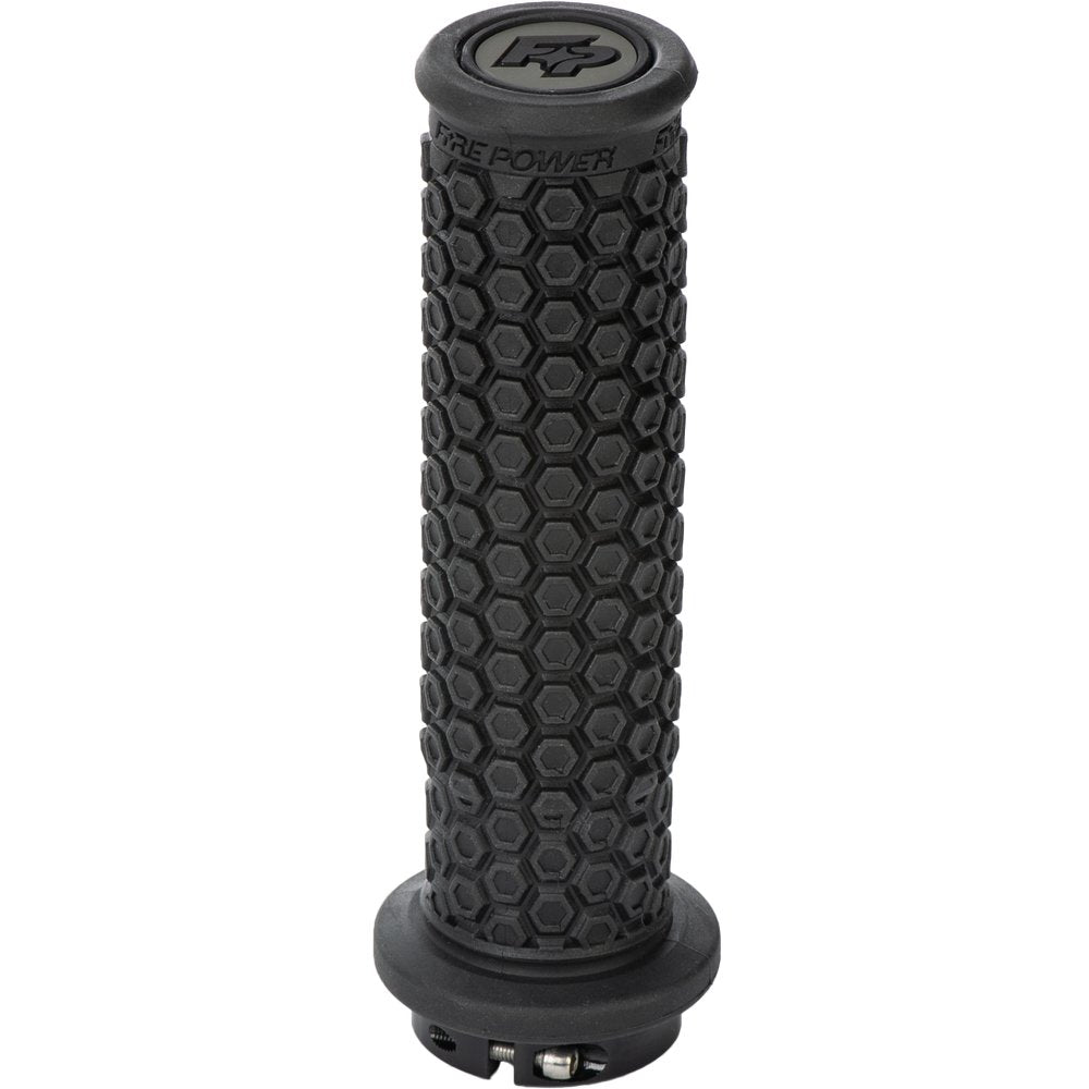 Control Mx Lock On Grips Black   No Waffle