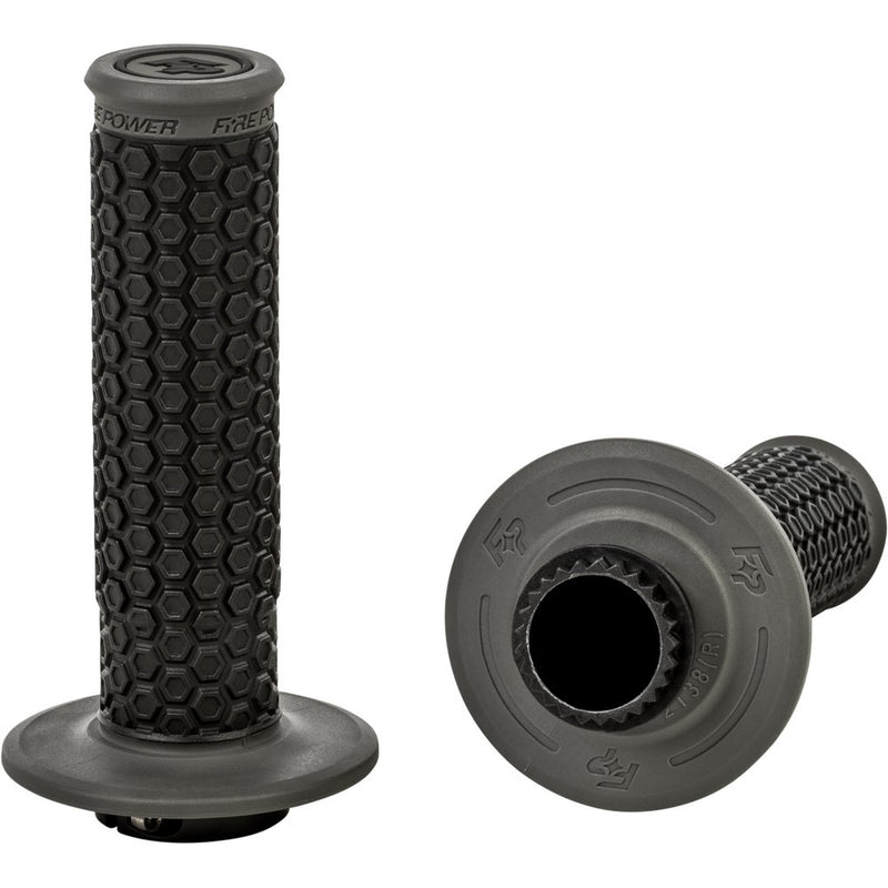 Fire Power Pilot Mx Lock On Gripss Black/Gray