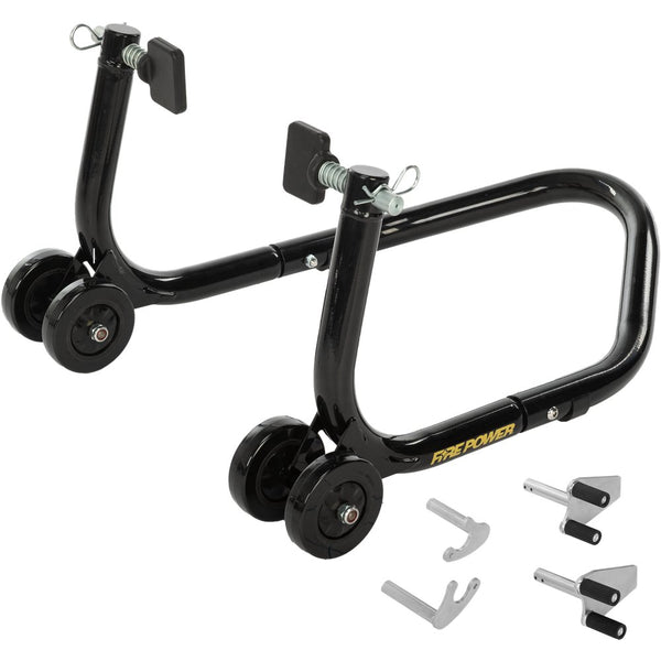 Fire Power Front/Rear Paddock Stand Black