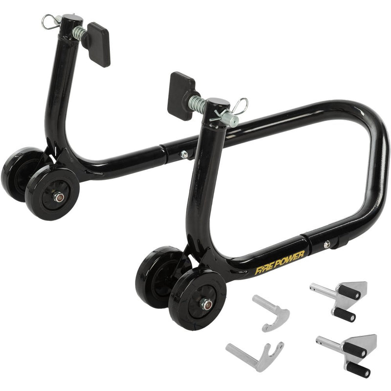 Fire Power Front/Rear Paddock Stand Black