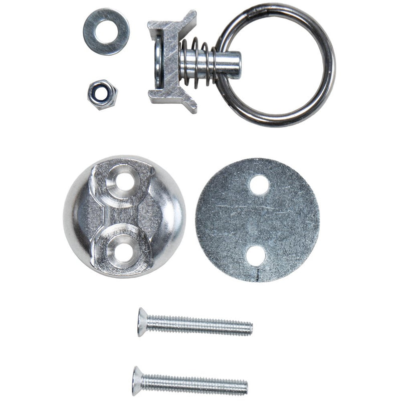Fire Power L Track Anchor Mount Removable 1.25" Eyelet 1/Pk