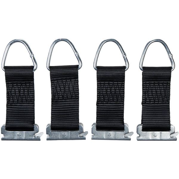 Fire Power E Track Strap W/ D Ring Set
