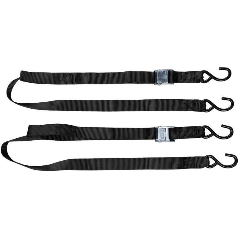 Fire Power 1.5" X 6' Tie Down Soft Tie Black 2/Pk