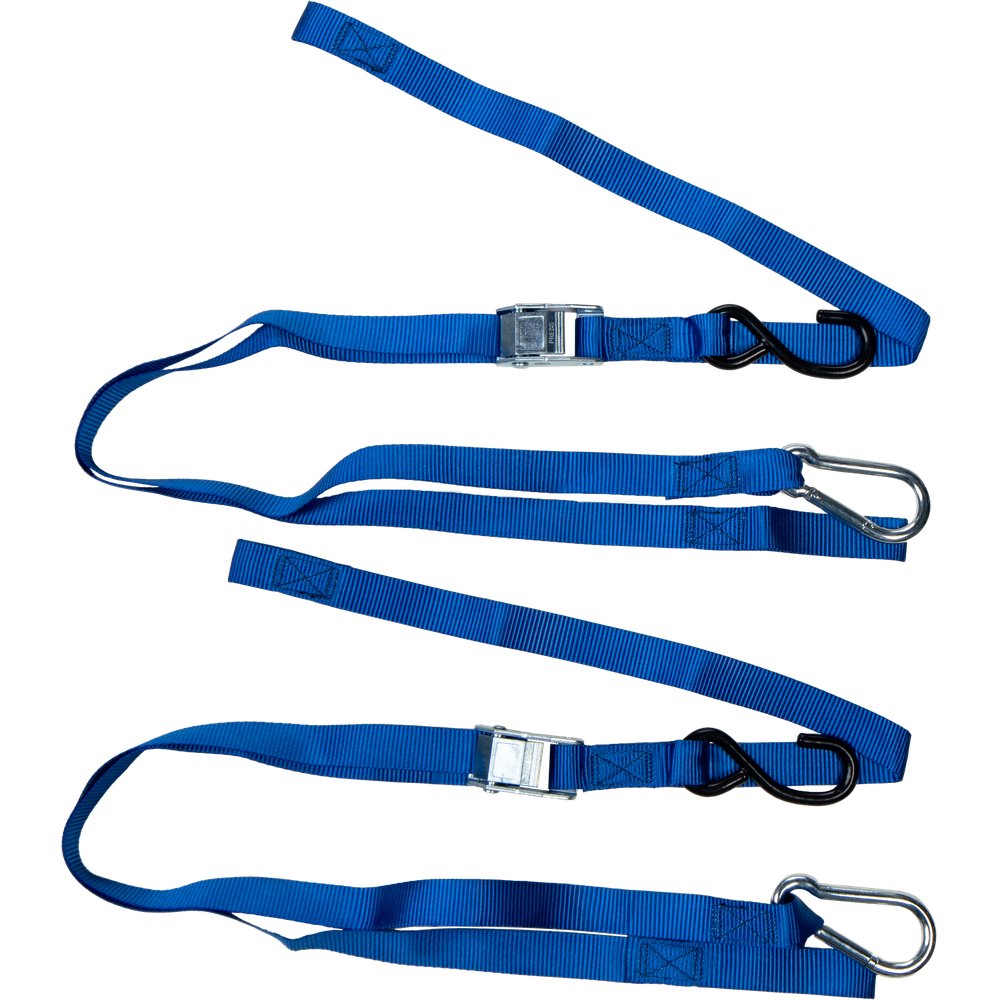1" X 6' Tie Down Blue 2/Pk