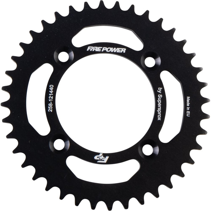 Fire Power Rear Sprocket Aluminum 40t Blk