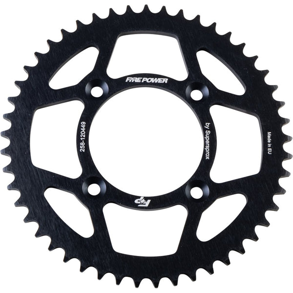 Fire Power Rear Sprocket Aluminum 49t Blk