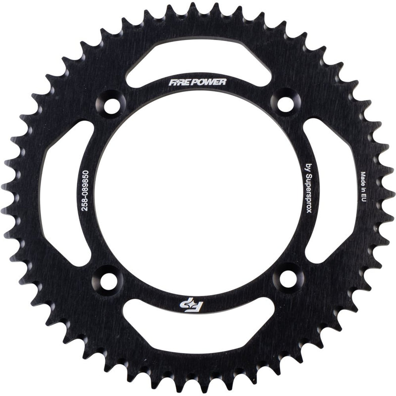 Fire Power Rear Sprocket Aluminum 50t Blk