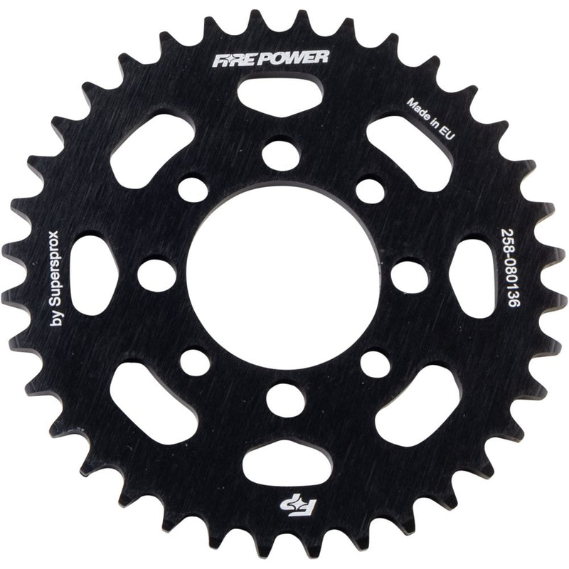 Fire Power Rear Sprocket Aluminum 36t Blk