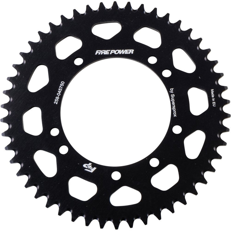 Fire Power Rear Sprocket Aluminum 50t Blk