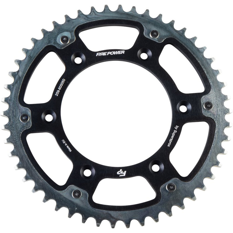 Fire Power Rear Sprocket Hybrid 50t Blk/Sil