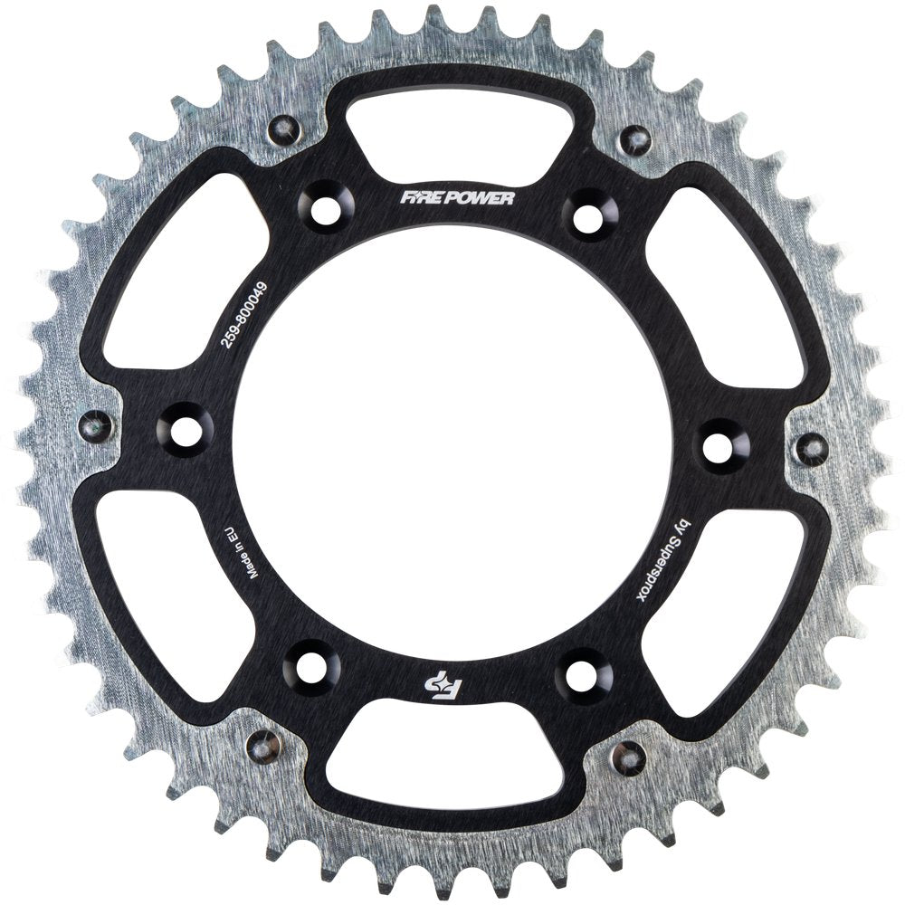 Rear Sprocket Hybrid 49t Blk/Sil