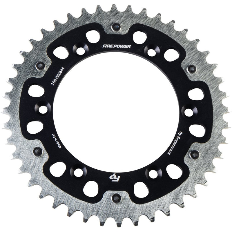 Fire Power Rear Sprocket Hybrid 44t Blk/Sil