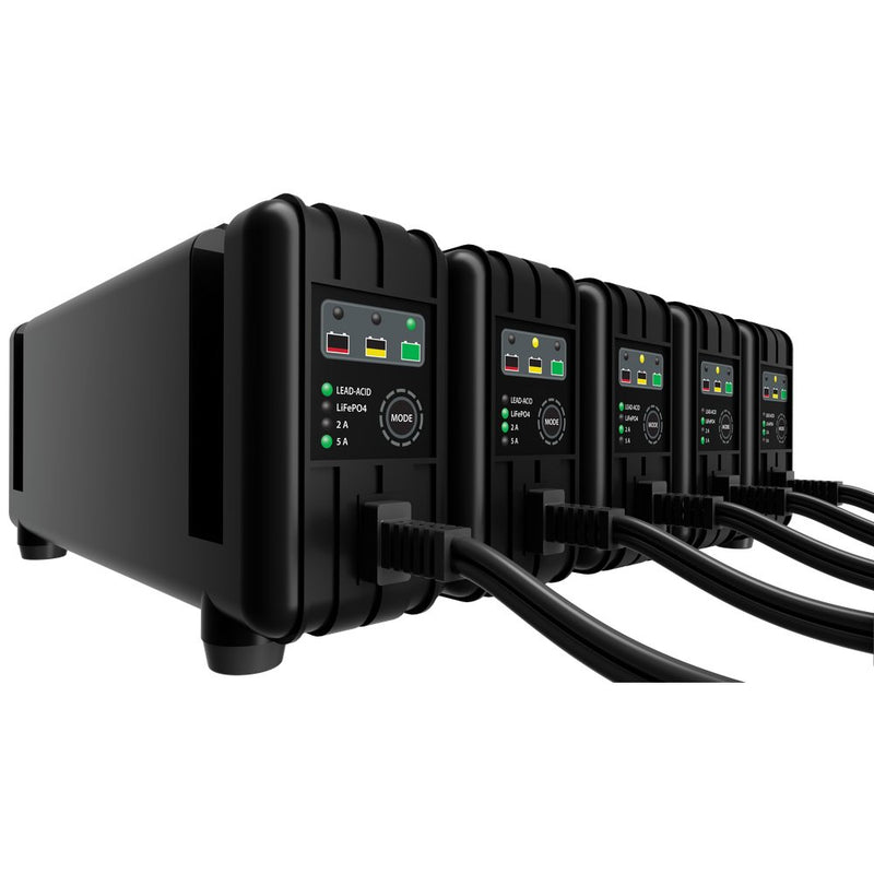 Fire Power 5 Bank Battery Charger 12v 2a/5a
