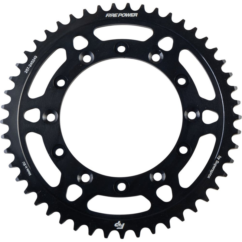 Fire Power Rear Sprocket Steel 49t Blk