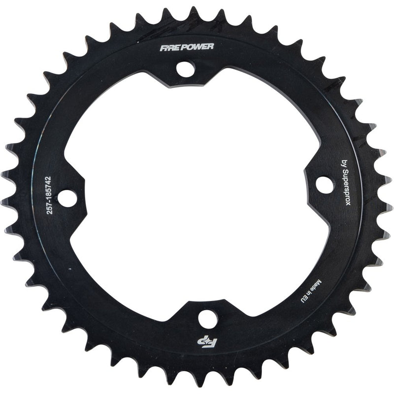 Fire Power Rear Sprocket Steel 42t Blk