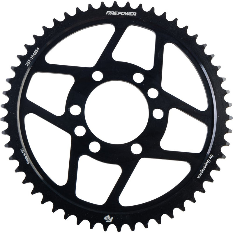 Fire Power Rear Sprocket Steel 54t Blk