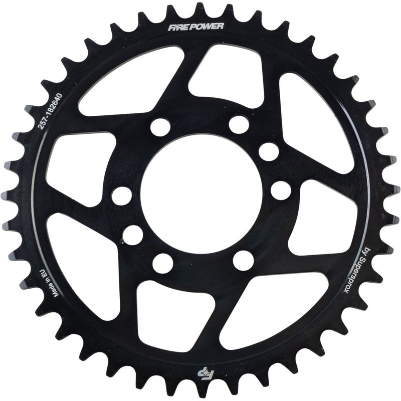 Fire Power Rear Sprocket Steel 40t Blk