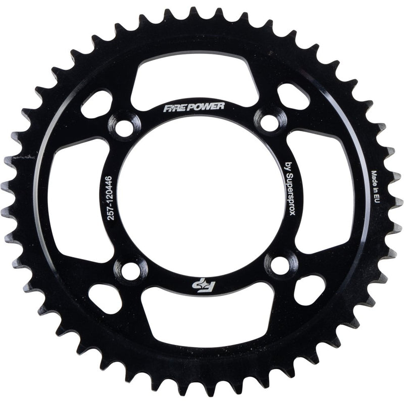 Fire Power Rear Sprocket Steel 46t Blk