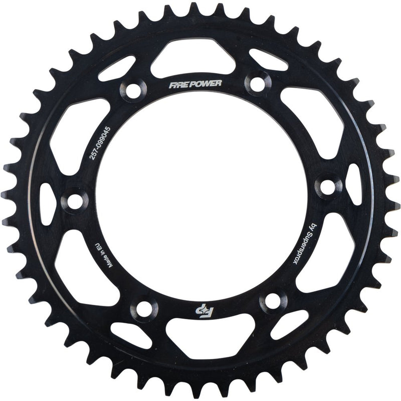 Fire Power Rear Sprocket Steel 45t Blk
